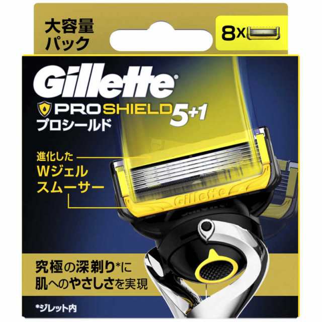 ジレット Gillette（ジレット）プロシールド替刃8個入 - フェイス用 ...