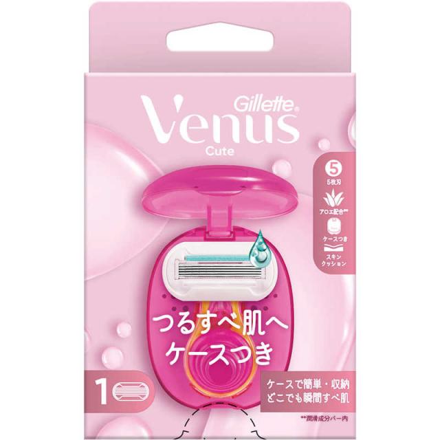 P＆G　ヴィーナスつるすべ肌 ケース付きホルダー 替刃1個付　