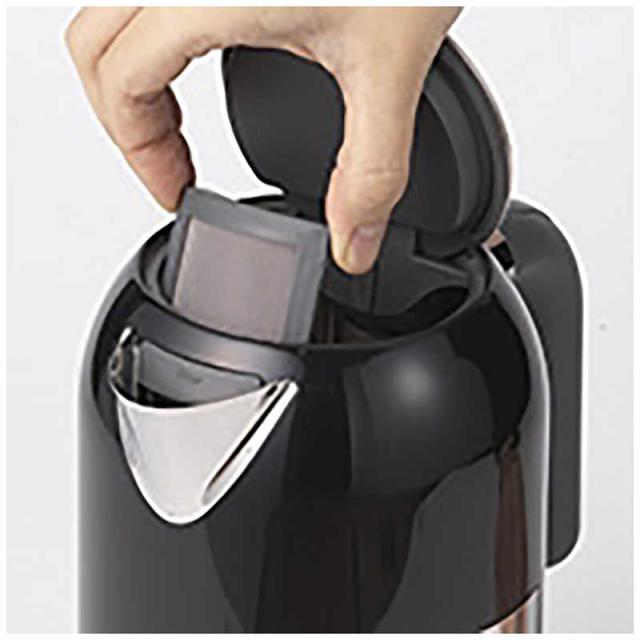 デロンギ　電気ケトル kMix(ケーミックス) [1.0L]　ZJX650J-BK リッチブラック