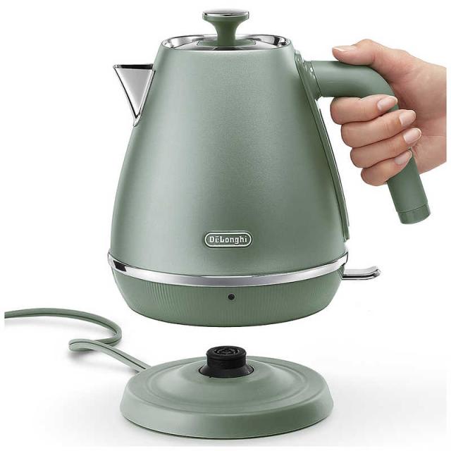 デロンギ　電気ケトル ディスティンタ・ペルラ コレクション [1.0L]　KBIN1200J-GR グリーン