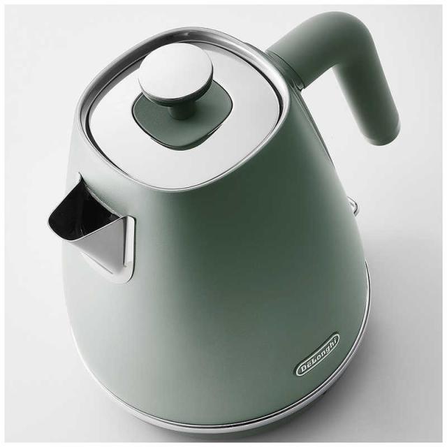 デロンギ　電気ケトル ディスティンタ・ペルラ コレクション [1.0L]　KBIN1200J-GR グリーン