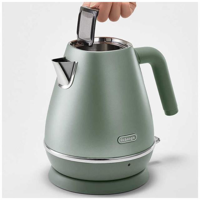 デロンギ　電気ケトル ディスティンタ・ペルラ コレクション [1.0L]　KBIN1200J-GR グリーン