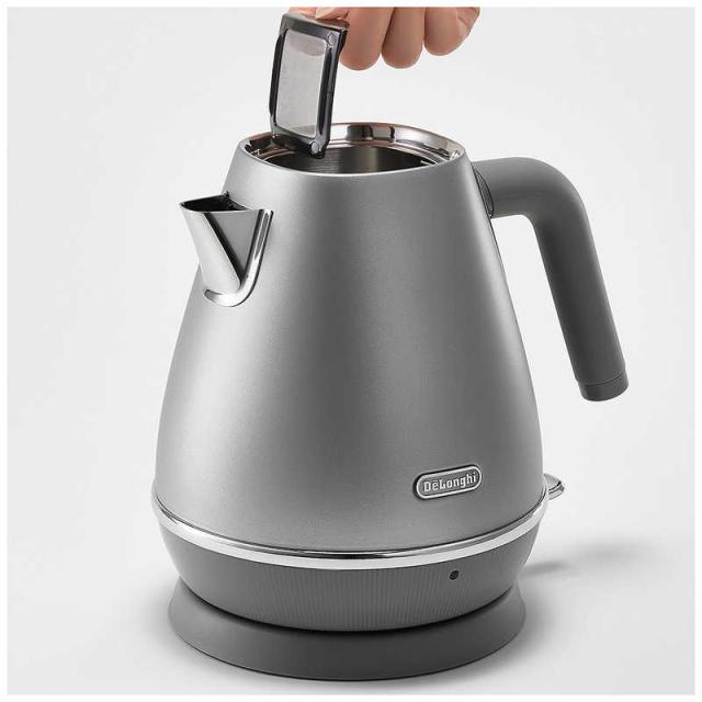 デロンギ　電気ケトル ディスティンタ・ペルラ コレクション [1.0L]　KBIN1200J-S シルバー