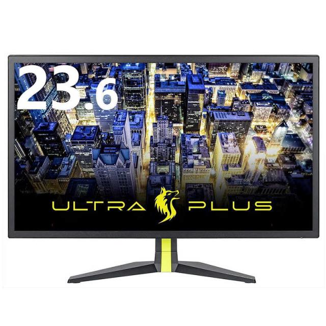 プリンストン　ゲーミング 液晶ディスプレイ ULTRA PLUS ブラック 23.6型 フルHD 1920×1080 ワイド