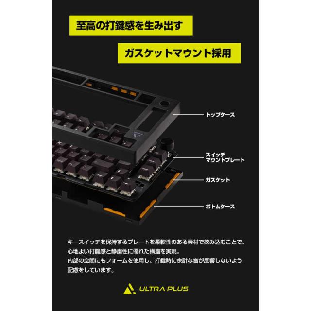 プリンストン ガスケットマウント搭載 ゲーミング メカニカル
