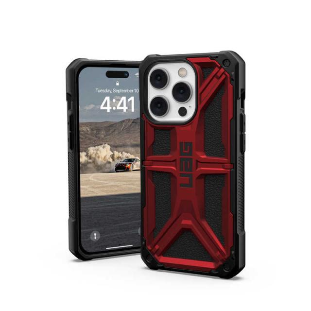 UAG　MONARCH クリムゾン iPhone 14 Pro用　UAGIPH22MBPCRの通販は 6,389円