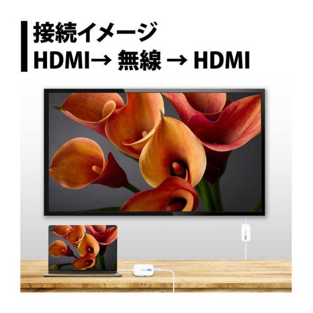 プリンストン　〔ワイヤレスHDMI〕ワイヤレスHDMI to HDMI EZCastPocket ホワイト　EZCASTPOCKET-H1R1_4