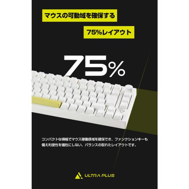 プリンストン ガスケットマウント搭載 ゲーミングメカニカルキーボード