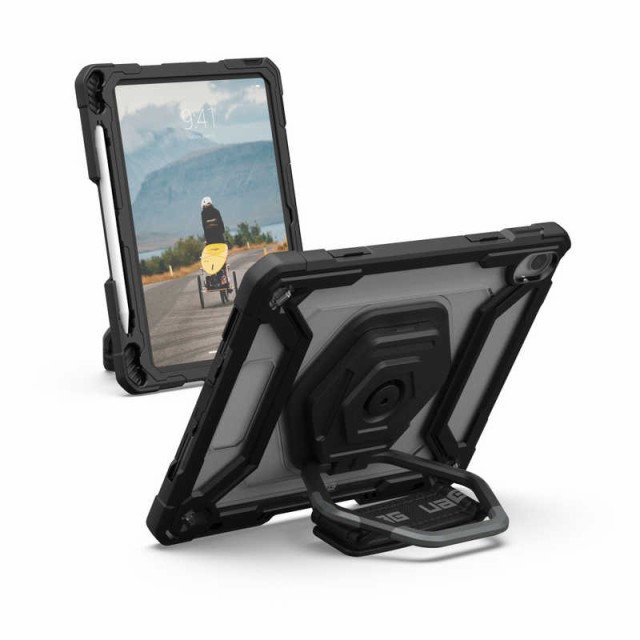 UAG　社製 iPad 第10世代用 耐衝撃 PLASMAケース(アイス/ブラック)　UAG-IPD10-T-IC/BK