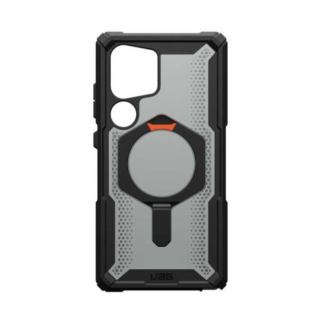 UAG　Galaxy S24 Ultra 対応 マグネット式 ワイヤレス 充電 対応 PLASMA XTE W/MAGNET (日本正規代理店品) ブラック/オレンジ　UAG-GLXS2