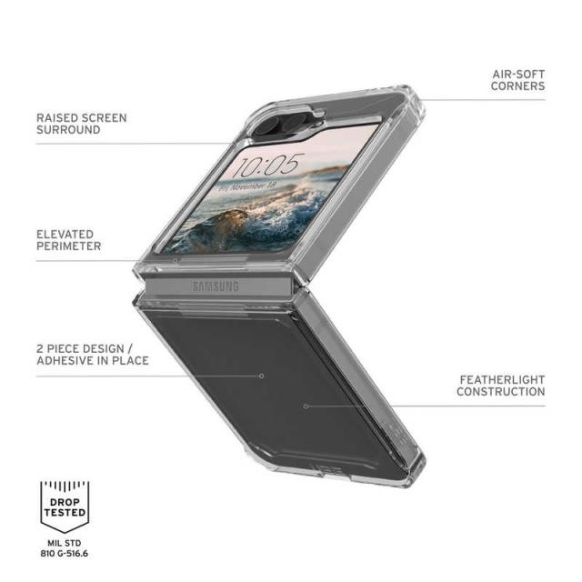 UAG　社製 Galaxy Z Flip 6用 PLYO(アイス)　UAG-GLXZFL6-Y-IC_19