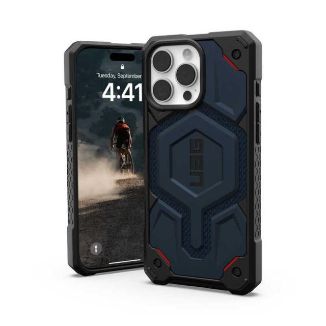 UAG　iPhone 16 Pro Max 耐衝撃ケース MAGSAFE対応 MONARCH PRO ケブラーマラード　UAG-IPH24LA-PMS-KMスマホケース