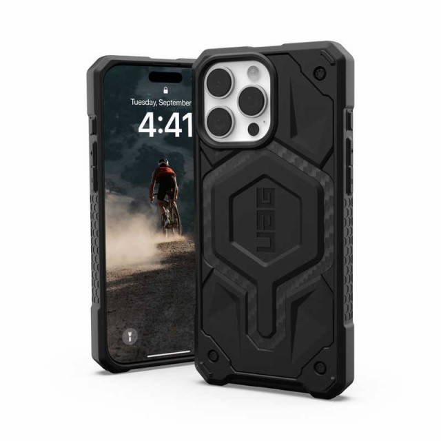 UAG　iPhone 16 Pro Max 耐衝撃ケース MAGSAFE対応 MONARCH PRO カーボンファイバー　UAG-IPH24LA-PMS-CF