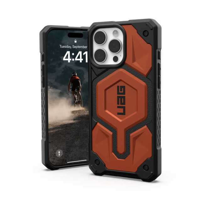 UAG　iPhone 16 Pro Max 耐衝撃ケース MAGSAFE対応 MONARCH PRO ラスタ　UAG-IPH24LA-PMS-RT