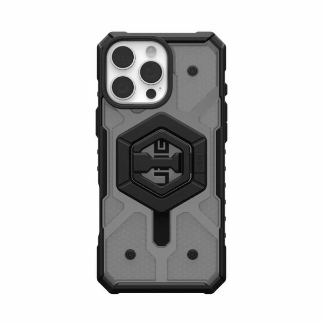 UAG　iPhone 16 Pro Max 耐衝撃ケース MAGSAFE対応 PATHFINDER CLEAR (スタンド同梱) アッシュ　UAG-IPH24LA-MS-AS/S