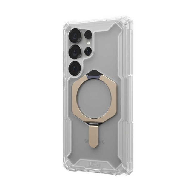 UAG　Galaxy S25Ultra用 マグネット対応PLASMA XTE クリア/チタン　UAG-GLXS25U-TXM-C/T