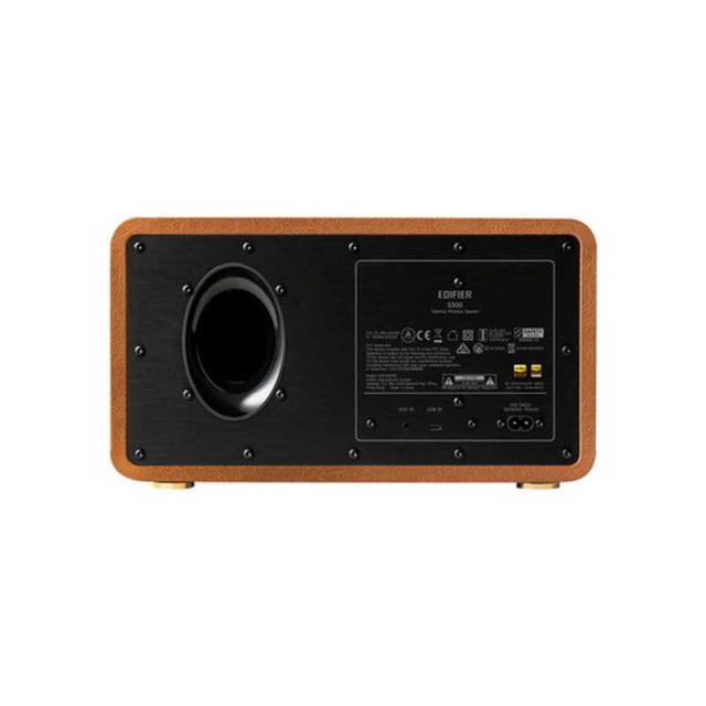 EDIFIER　Edifier製 テーブルトップワイヤレススピーカー S300 ［Bluetooth対応］ ブラウン　ED-S300-BR_5