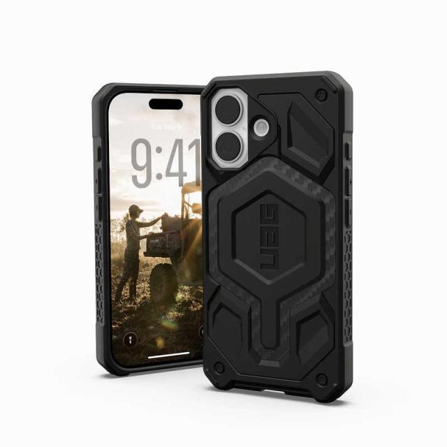 UAG　iPhone 17用 MagSafe対応 MONARCH PRO(カーボンファイバー)　UAG-IPH25MB-PMS-CF