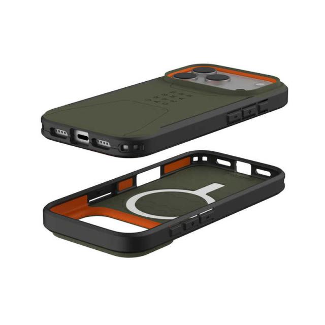 UAG　iPhone 17 Pro用 MagSafe対応 CIVILIAN(オリーブ/オレンジ)　UAG-IPH25MA-CMS-O/O