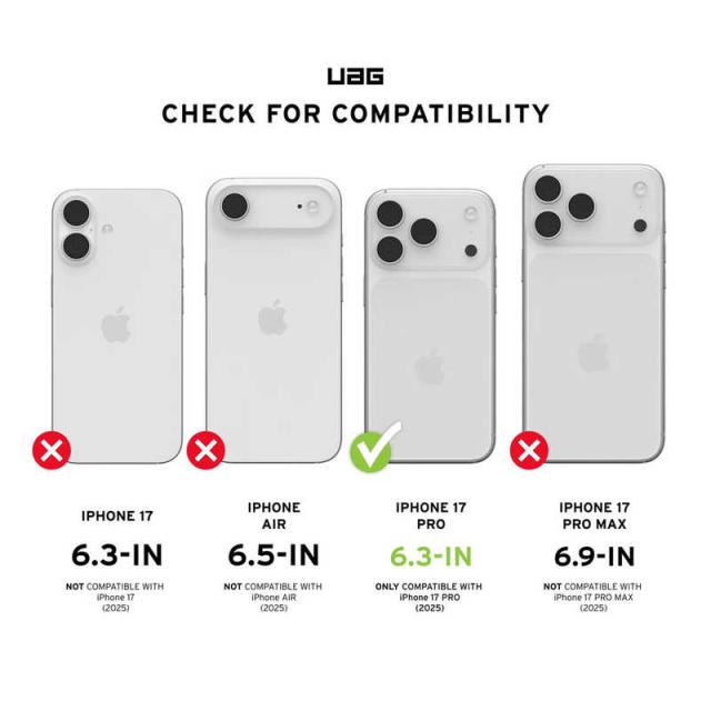 UAG　iPhone 17 Pro用 MagSafe対応 CIVILIAN(オリーブ/オレンジ)　UAG-IPH25MA-CMS-O/O