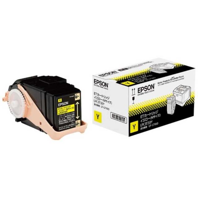 エプソン　EPSON　｢純正｣ETカートリッジ(イエロー Mサイズ)　LPC3T33Y