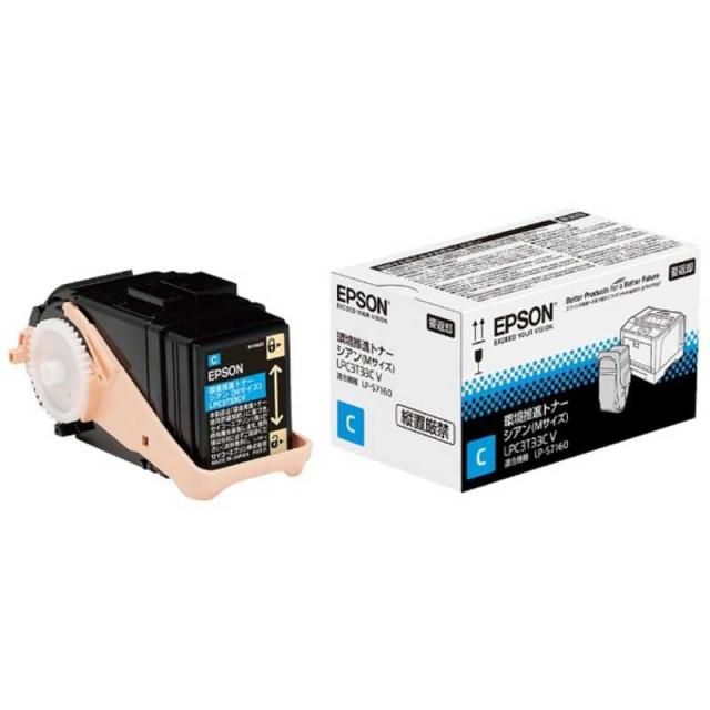 エプソン　EPSON　｢純正｣環境推進トナー(シアン Mサイズ)　LPC3T33CV