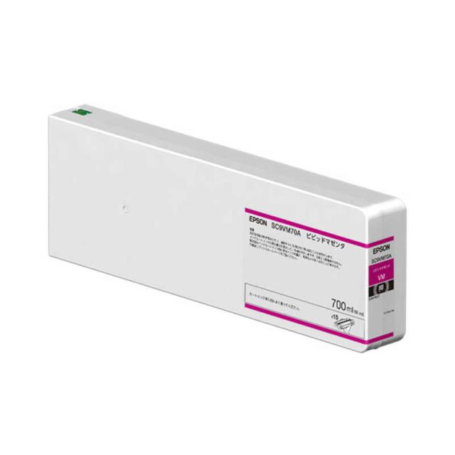 エプソン　EPSON　純正プリンターインク 700ml ビビッドマゼンタ　SC9VM70A