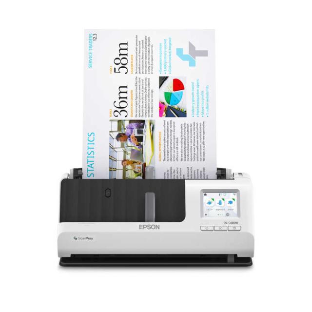 エプソン　EPSON　スキャナー パーソナルドキュメント(PCレス機能) [A4サイズ /Wi-Fi／USB]　DS-C480W_8