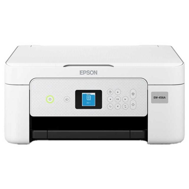 エプソン　EPSON　A4カラーインクジェット複合機プリンター Colorio ［カード/名刺〜A4］ ホワイト　EW-456A