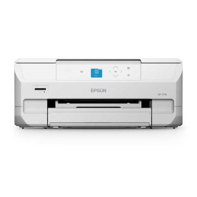 エプソン　EPSON　A4カラーインクジェット複合機プリンター Colorio ［L判〜A4］ ホワイト　EP-717A_17