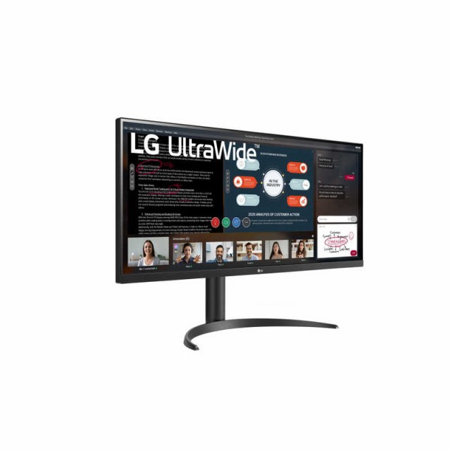 LG　PCモニター UltraWide ブラック [34型 /UltraWide FHD(2560×1080） /ワイド]　34WP550-B