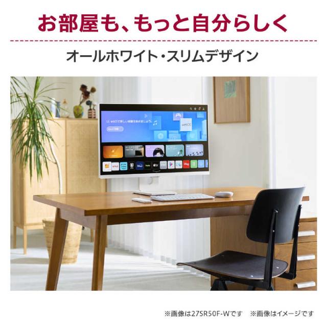LG HDMI接続 PCモニター SMART Monitor ホワイト 32SR50F-Wの通販はau 