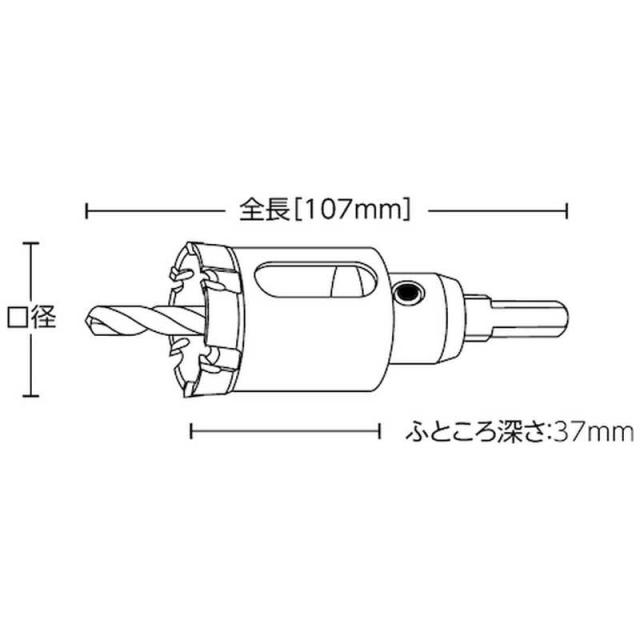 ユニカ UNIKA 超硬ホルソーセット TB-27TN TB27TN