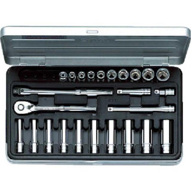 京都機械工具　6.3sq.ソケットレンチセット[25点]　TB2X20_の通販は 19,885円
