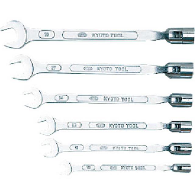 KTC　フレックスソケットスパナセット[十二角 6本組]　FBS6