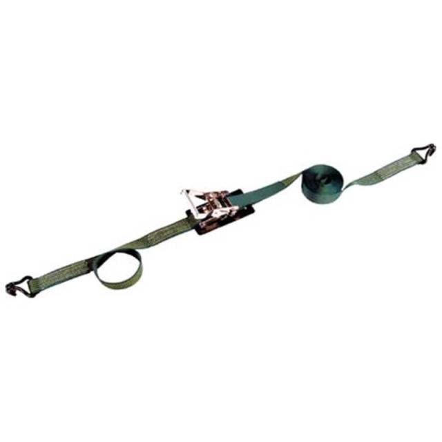 トラスコ中山　強力型ベルト荷締機 75mm幅 2500kg Jフックタイプ　GX752500Jの通販は