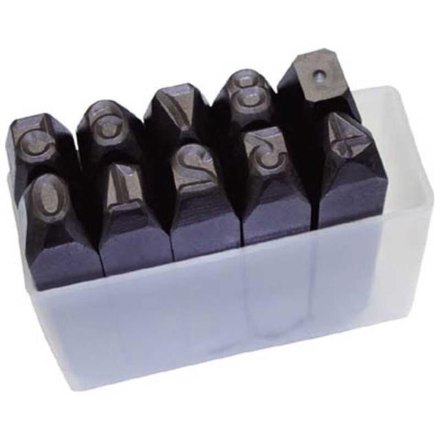 トラスコ中山　数字刻印セット 8mm　SK80