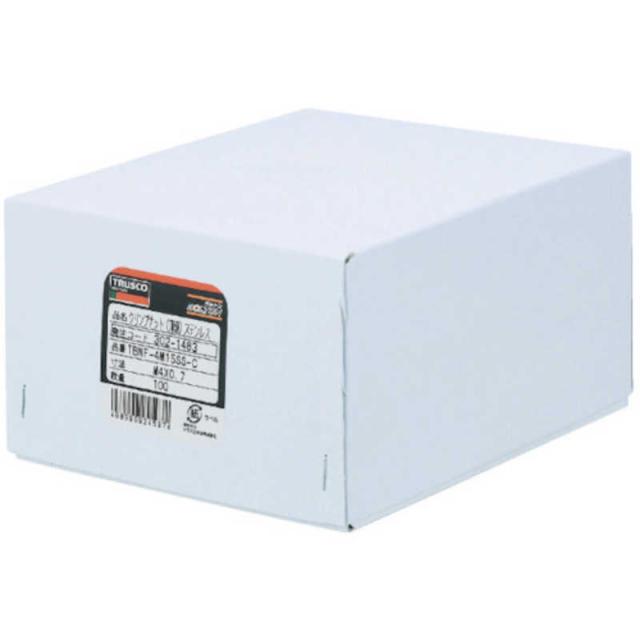 TRUSCO クリンプナット平頭アルミ 板厚2.5 M10X1.5 500個入 TBN10M25AC トラスコ □TRUSCO クリンプナット平頭アルミ 板厚2.5 M10X1.5 500個入〔品番: