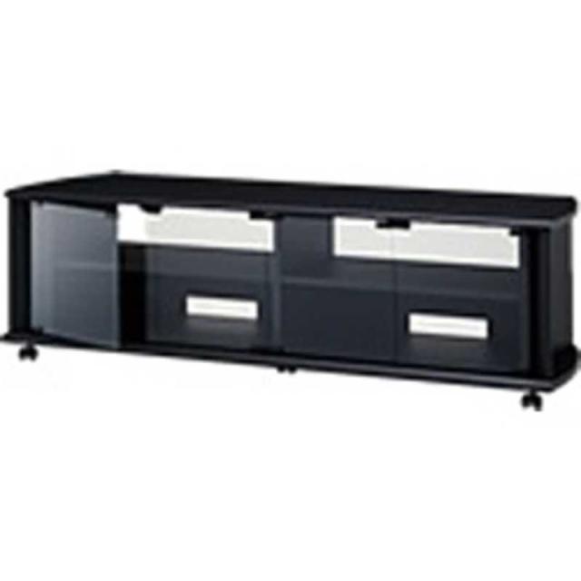 ハヤミ工産　テレビ台 目安：〜60型対応 ハイタイプ マットブラック　TV-BS140H