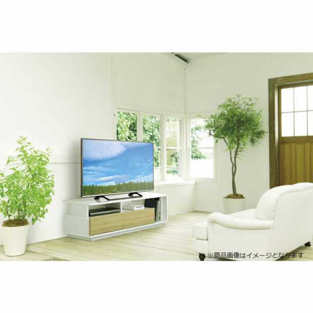 ハヤミ工産　テレビ台 目安：〜55型対応 　TV-EL125W