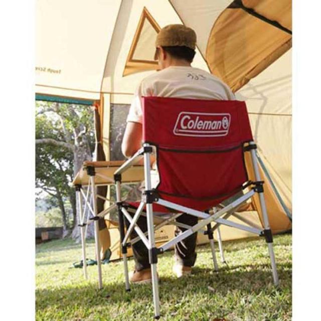 コールマン ツーウェイキャプテンチェア レッド 買って良かった】車中泊ユーザーが5年以上も愛用中！ コールマンの