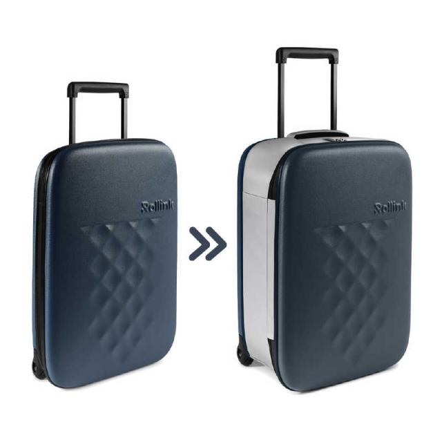 ROLLINK　FLEX フォーダブルスーツケース アトランティックブルー [40L /2泊〜3泊]　50820