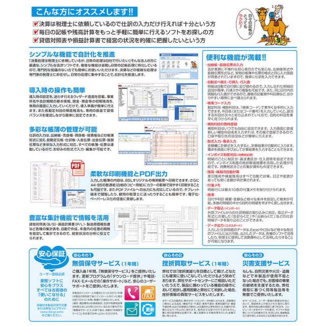 BSLｼｽﾃﾑ研究所　会計らくだ26　_1