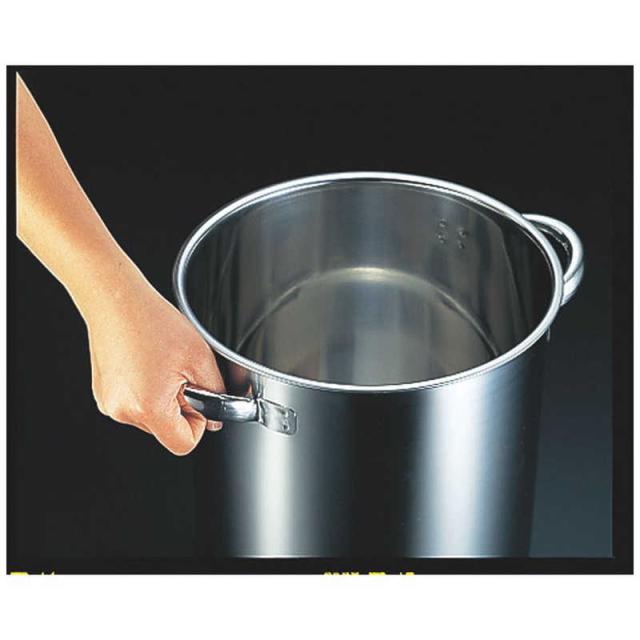 カンダ　CLO モリブデン寸胴鍋60cm(165L)手付目盛付　015236_2