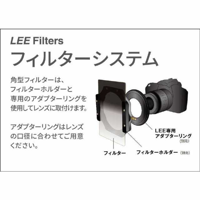 LEE 100x150mm角ハーフNDフィルター濃度0.6ソフトタイプ LN4ハｰフND0.6