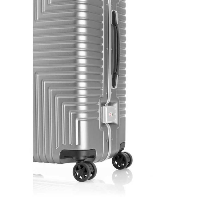 Samsonite スーツケース 20インチ TSAロック チャコール シルバー Samsonite スーツケース 20インチ TSAロック チャコール シルバー