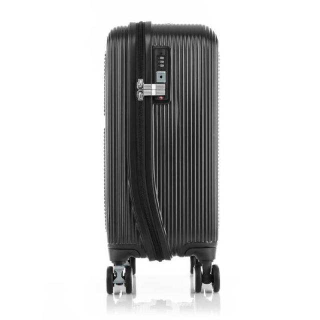 アメリカンツーリスター　ストッパー付スーツケース Sサイズ ［1〜3泊にオススメ］ TSAダイヤルロック搭載 マキシーヴォ (MAXIVO) ［TSAロック搭載］ ジェットブラック　HO2*19001の通販は