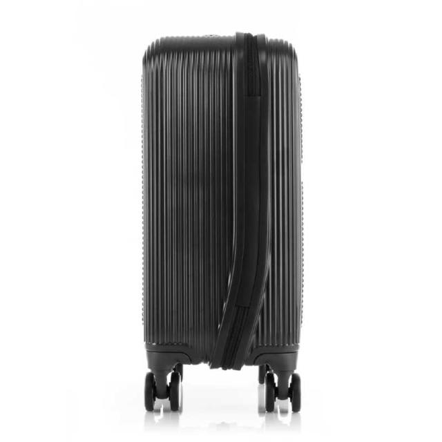 アメリカンツーリスター　ストッパー付スーツケース Sサイズ ［1〜3泊にオススメ］ TSAダイヤルロック搭載 マキシーヴォ (MAXIVO) ［TSAロック搭載］ ジェットブラック　HO2*19001の通販は