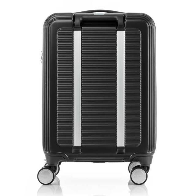 アメリカンツーリスター　ストッパー付スーツケース Sサイズ ［1〜3泊にオススメ］ TSAダイヤルロック搭載 マキシーヴォ (MAXIVO) ［TSAロック搭載］ ジェットブラック　HO2*19001の通販は