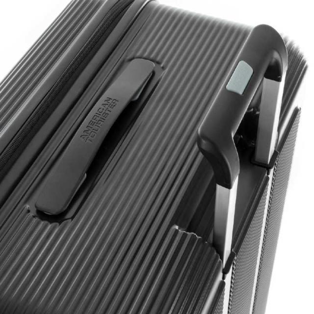 アメリカンツーリスター　ストッパー付スーツケース Sサイズ ［1〜3泊にオススメ］ TSAダイヤルロック搭載 マキシーヴォ (MAXIVO) ［TSAロック搭載］ ジェットブラック　HO2*19001の通販は